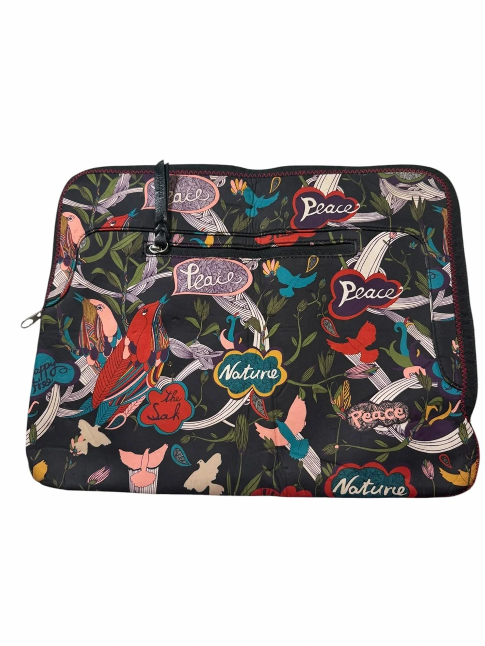 The Sak Black Multi Nature & Peace Laptop & Tablet Sleeve